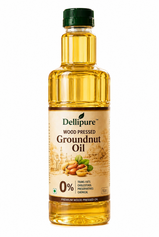 Wood Pressed Groundnut Oil